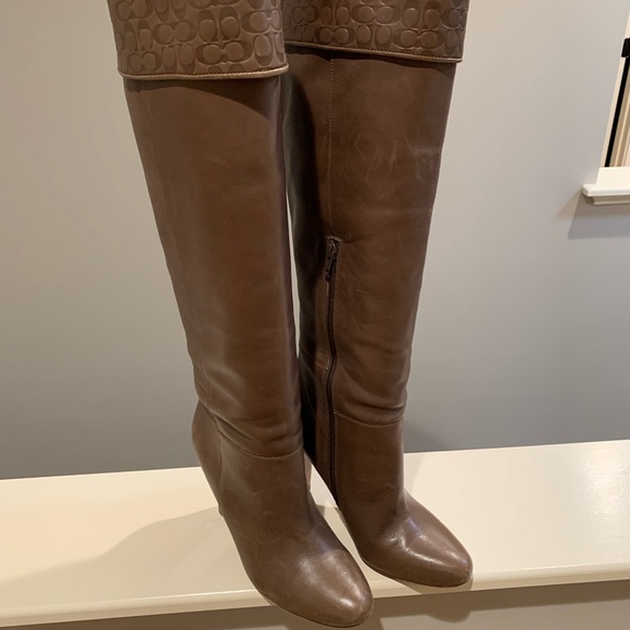 Coach Leather Boots - Picture 3 of 15